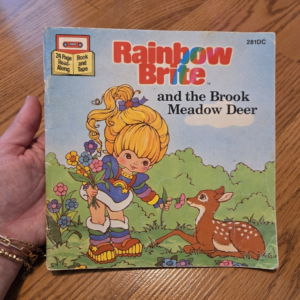 Rainbow Brite and the Brook Meadow Deer Paperback Book Sarah Leslie Vintage 1984